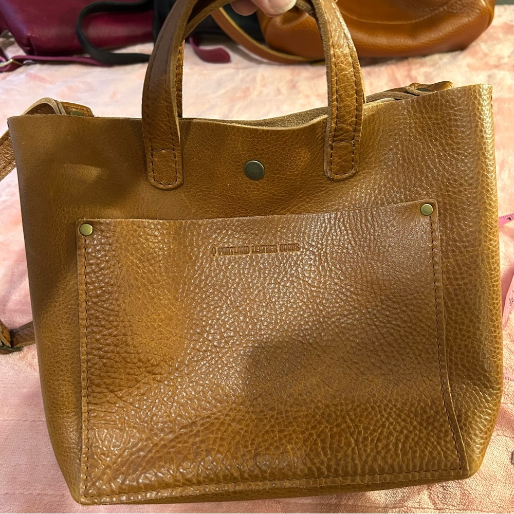 Portland Leather Sedona Mini Crossbody snap Tote